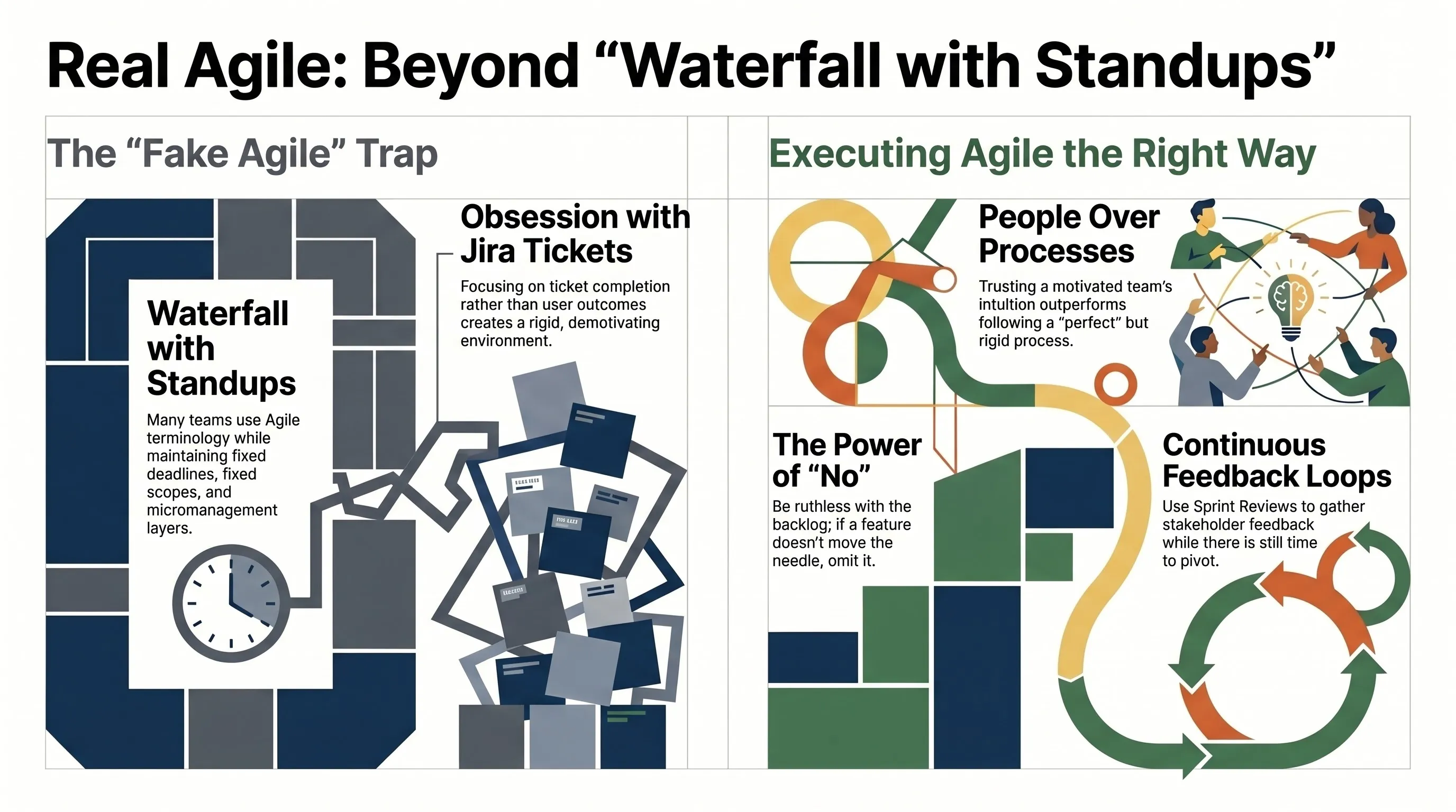 A sada nešto sasvim drugačije: Pravilno sprovođenje Agile metodologije
